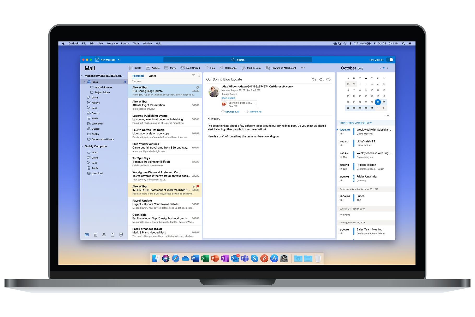 outlook for mac office 365 review